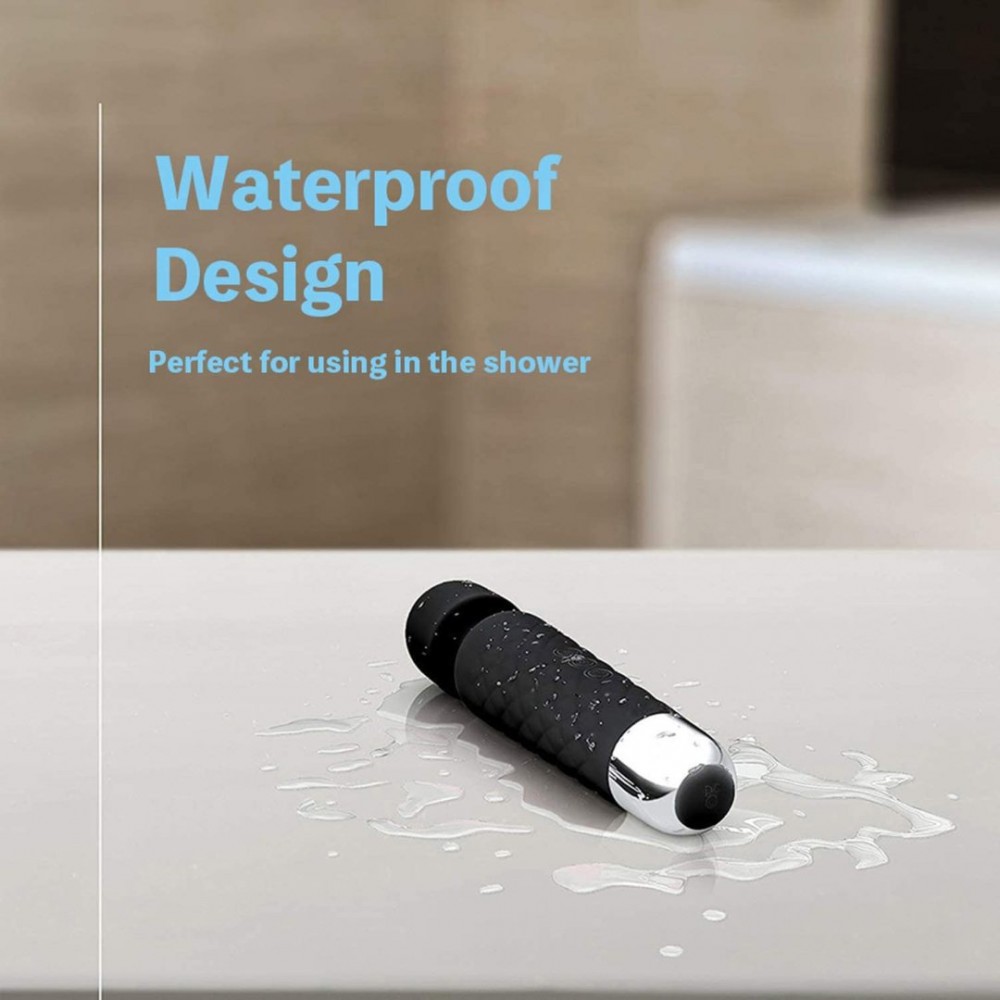 Female Wand Massager Şarjlı Vibratör - Siyah