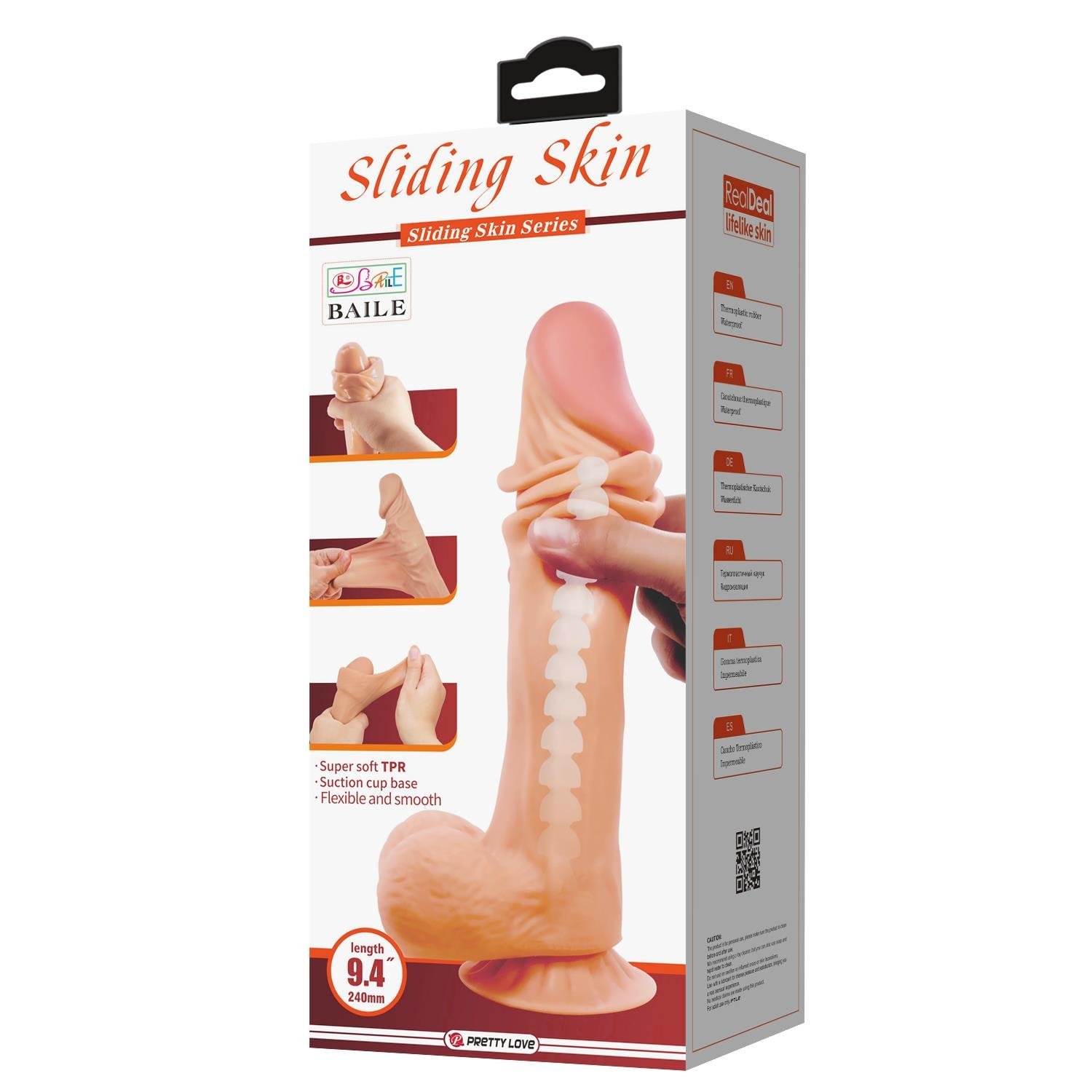 Eroshop Kıkırdak Yapılı Çift Katmanlı Gerçekçi Dildo Penis