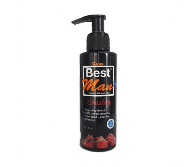 Best Man 150ML. Büyük Boy Çilekli Lubricant Jel