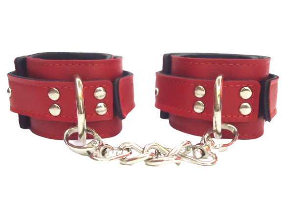 Deri Kırmızı Kelepçe