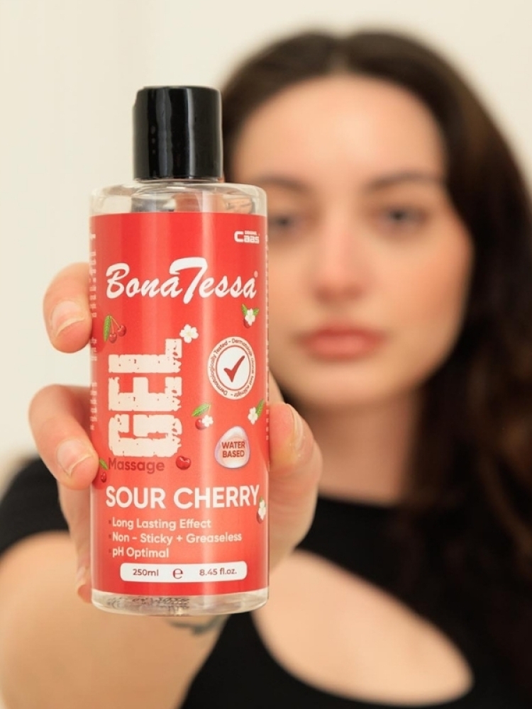 Bona Tessa Gel Vişneli 250 ML Kayganlaştırıcı Ve Masaj Jeli