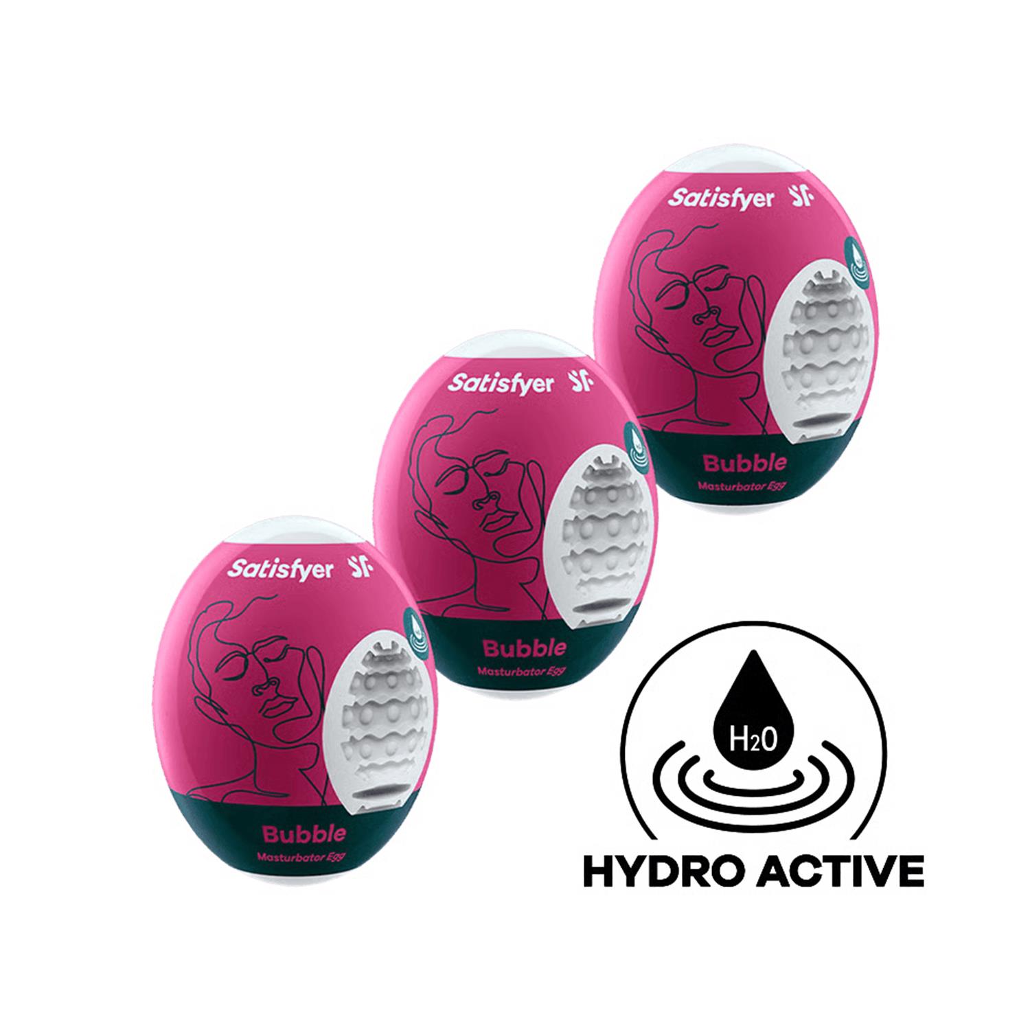 Satisfyer Bubble Yumurta Mastürbatör 3'lü Set